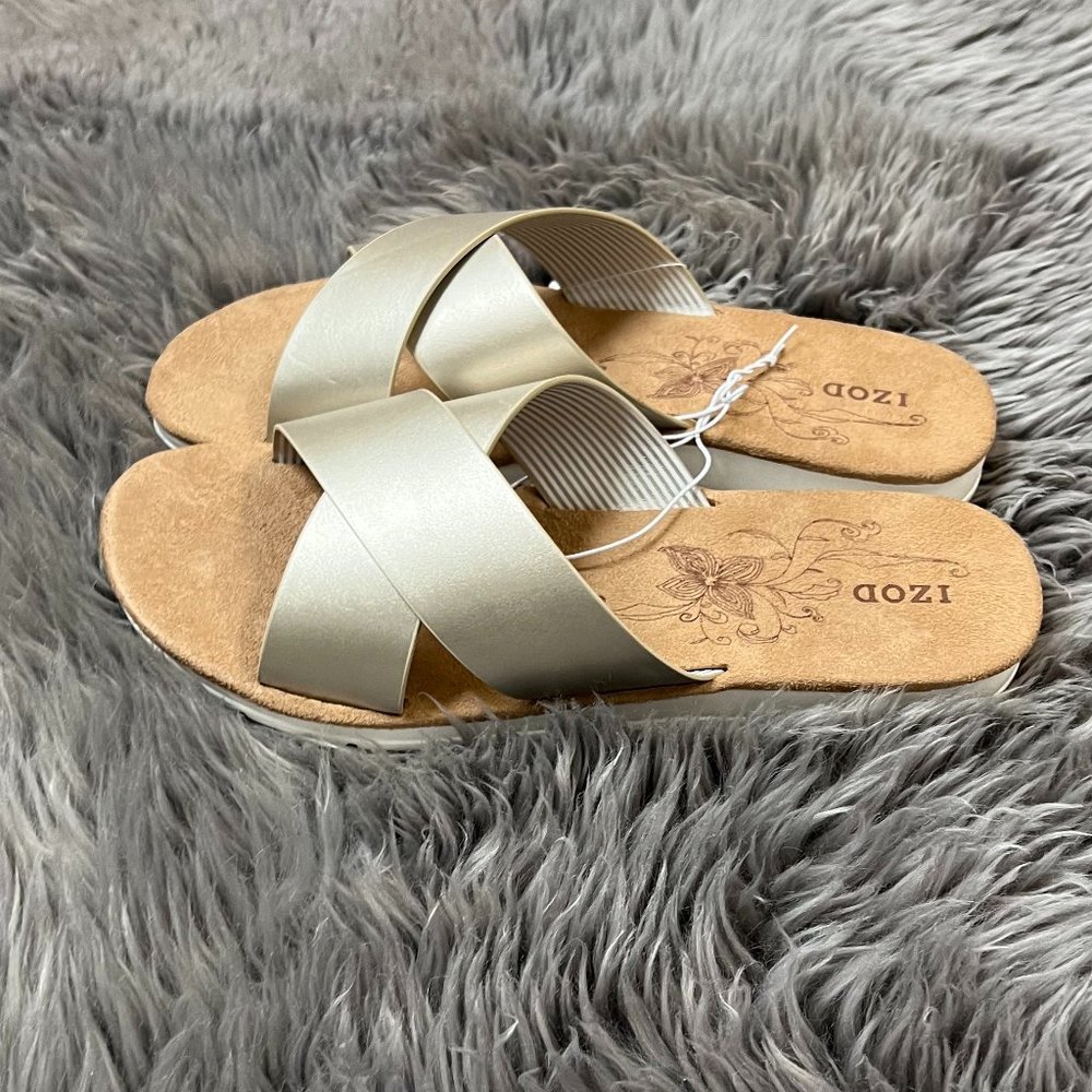 Izod Women's Alyssa Sandal | Gold | Various Sizes - Picture 3 of 5